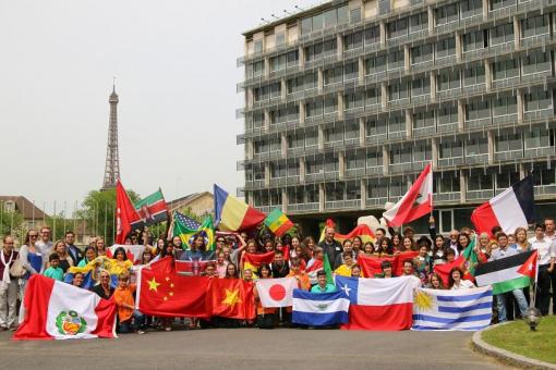 Ambassadeurs en Herbe à l’UNESCO- dans le cadre des 25 ans de l’A.E.F.E.